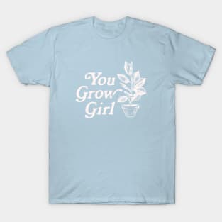 You Grow Girl - pink/cream T-Shirt